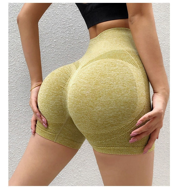 Hip Shorts Womens High Waist Quick Dry Seamless Tight Short
