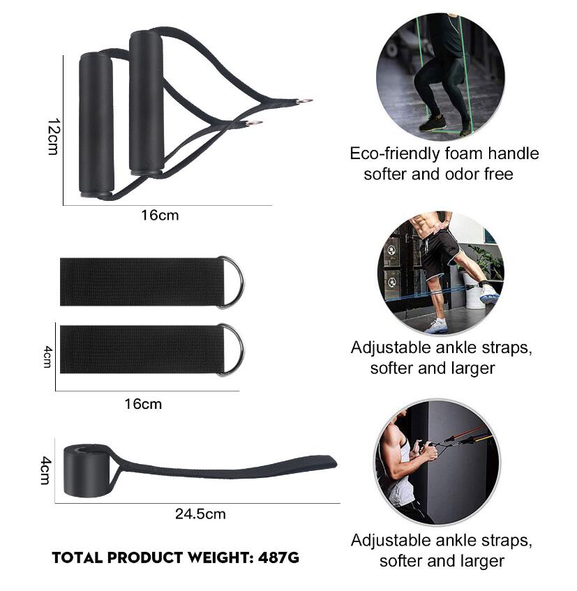 Resistance Bands 11 PCS Fitness loop ropes