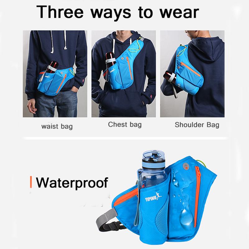 Waterproof Running Hydration Outdoor Shoulder Sport  Water Hip Phone  Belt Racing Gym Waist Bag