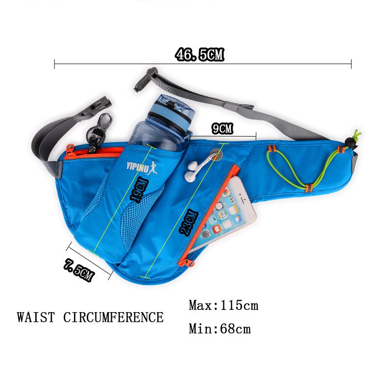 Waterproof Running Hydration Outdoor Shoulder Sport  Water Hip Phone  Belt Racing Gym Waist Bag