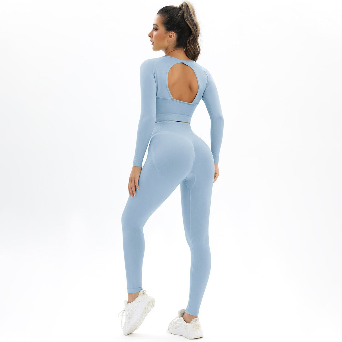 Yoga Suit Sports Running Fitness Two-Piece Set For Women