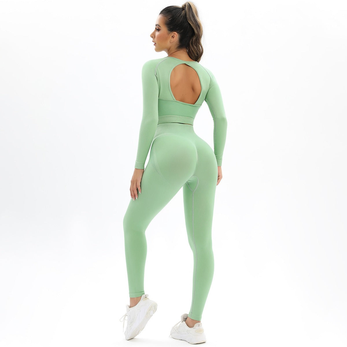 Yoga Suit Sports Running Fitness Two-Piece Set For Women