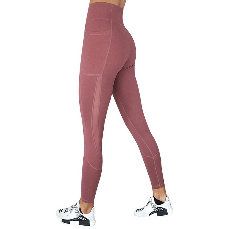 Women Yoga Sport Leggings Phone Pocket Fitness Running Pants
