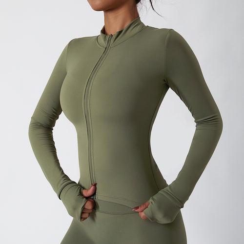 Breathable Fast Drying Long Sleeve Yoga Suit Women's